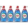 Fairy - Detergente liquido antibatterico per piatti, con fragranza di eucalipto, confezione da 4 flaconi, capacità: 383 ml