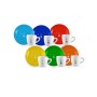 Bialetti Set 6 tazzine caffe'con Tazza e piattino Decoro