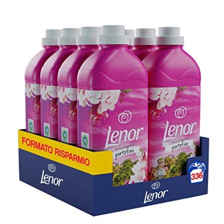 Lenor Portofino Ammorbidente 336 Lavaggi Atmosfere D’Italia, Maxi Formato 8 x 42 Lavaggi