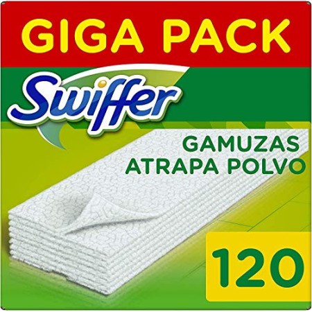 Swiffer Panni di Ricambio per Scopa, per Catturare e Intrappolare 3 Volte Più Polvere, Sporco e Peli di una Scopa Tradizionale,