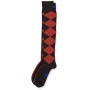 Burlington Snow Rhomb Boy M KH Calzini da Sci, 3000 Nero, 40-46 Uomo