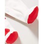 Chicco Tutina con Apertura Frontale Pigiamino per Bambino e Neonato, Bianco e Rosso, 086 Unisex-Bimbi