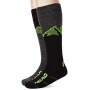 Head Mountain Graphic Kneehigh Ski Socks (2 Pack) Calze da sci, nero/grigio/giallo, 43/46 (Pacco da 2) Unisex-Adulto