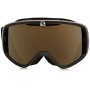 SALOMON AKSIUM Access, Maschera da Sci Unisex Adulto, Nero-Grigio/Universal Gold, S/M