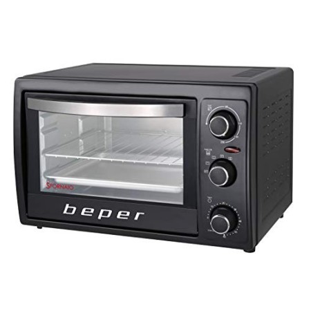 Beper Forno ventilato programmabile 35 litri, Alluminio