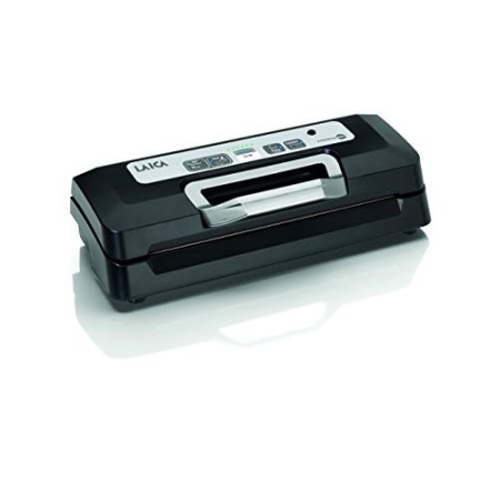 Laica VT3119 Macchina Alimenti, Automatica, 12 L/min, Doppia sigillatura, 1 Rotolo Sacchetti per sottovuoto Incluso, Uso con bar