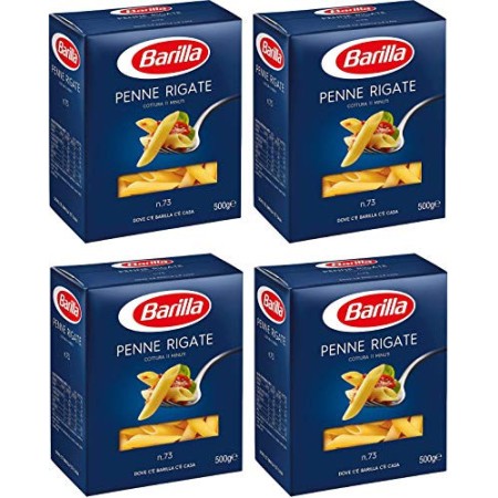 Barilla Penne Rigate 2 Kg - Pasta di Semola con Ingredienti di Qualità dell'Eccellenza Italiana - Bontà Irresistibile Quotidia