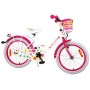 Bicicletta Bambina Ragazza Ashley 18 Pollici Bianco Rosa 95% Assemblata