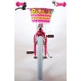 Bicicletta Bambina Ragazza Ashley 18 Pollici Bianco Rosa 95% Assemblata