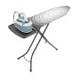 Brabantia Comfort ASSE da Stiro con Portacaldaia Solid, Acciaio Inossidabile, Multicolore (Titan Oval), 124 x 38 cm