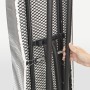 Brabantia Comfort ASSE da Stiro con Portacaldaia Solid, Acciaio Inossidabile, Multicolore (Titan Oval), 124 x 38 cm
