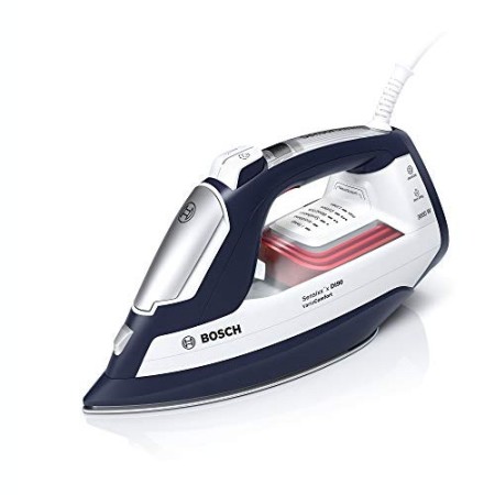 Bosch TDI953022V Generatore Compatto (3000 Watt, 200 g di Vapore e Piastra in CeraniumGlissée), W, Plastica, Blu, Bianco