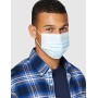 Supa Labs Maschera Medica Certificata e Testata CE, di Tipo I a 3 Strati, Non Sterile (Confezione da 50 Pezzi)
