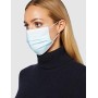 Supa Labs Maschera Medica Certificata e Testata CE, di Tipo I a 3 Strati, Non Sterile (Confezione da 50 Pezzi)