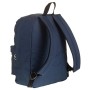 Zaino Invicta Benin S Eco-Material, Blu, 25 Lt, Tasca porta Laptop fino 13'', Scuola & Tempo Libero