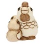 THUN® - Gallina con Pulcini - Statuine Presepe Classico - Ceramica - I Classici