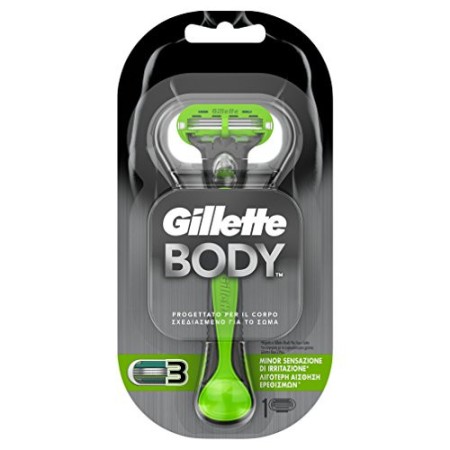Gillette Body Ricarica di Lame per Rasoio da Uomo, 4 Pezzi