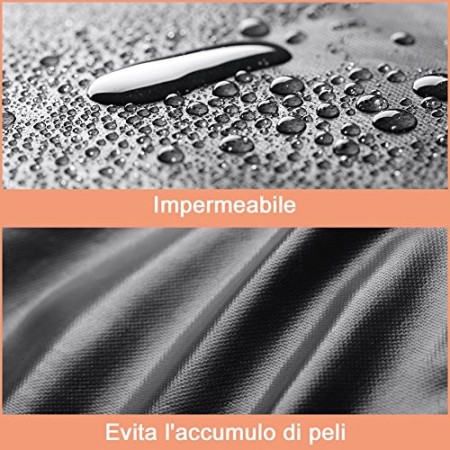 GHB Coprisedile per Cani Auto Coprisedile Amaca Copertura Impermeabile con Doppio-Zip per Sedile Posteriore Auto Universale per 