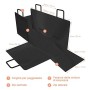 GHB Coprisedile per Cani Auto Coprisedile Amaca Copertura Impermeabile con Doppio-Zip per Sedile Posteriore Auto Universale per 