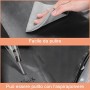GHB Coprisedile per Cani Auto Coprisedile Amaca Copertura Impermeabile con Doppio-Zip per Sedile Posteriore Auto Universale per 