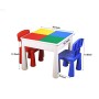 Kublo - Set di tavolo da gioco e 2 sedie per bambini, multifunzione 5 in 1
