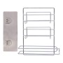 Kurelle Portarotolo da Cucina - (32 H x 7,8W x 23D cm) 3 in 1 Portarotoli a Parete - Autoadesivo Pellicola Alluminio, Dispenser 