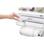 Tescoma 899722 Onwall Portarotoli Cucina da Parete 4 in 1, Plastica, Bianco, 1 Pezzo