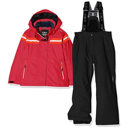 CMP Feel Warm Flat 5.000 39W1995, Set Giacca e Pantaloni Bambina, Rhodamine, 152