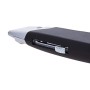AmazonBasics - Taglierino resistente con impugnatura in gomma, lama retraibile e regolabile in 3 diverse posizioni, con 10 lame 