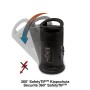 Honeywell HZ 445 Termoventilatore Ceramico 360° Surround con Telecomando