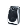 De'Longhi HVS3031 Termoventilatore con scocca in metallo 2200W, metal