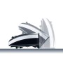 De'Longhi HVS3031 Termoventilatore con scocca in metallo 2200W, metal