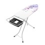 Brabantia XL Comfort Asse da Stiro con Portacaldaia Richiudibile, 124 x 45 cm, Lavender, accaio inox / cotone / poliestere / pla