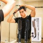 Spazzola per Barba Elettrica, con Temperatura Regolabile Pettine Barba Capelli Pettine Barba Spazzola raddrizzare capelli e barb