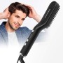 Spazzola per Barba Elettrica, con Temperatura Regolabile Pettine Barba Capelli Pettine Barba Spazzola raddrizzare capelli e barb