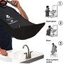 Kit per la cura della barba, 6 PC con olio biologico per barba, bavaglino, spazzola, pettine, cera per burro balsamo per barba p