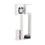Relaxdays 10021814_49 Set 2 Mensole da Parete, Libreria a Muro, in Legno, HxLxP: 15 x 80 x 15 cm, Bianco