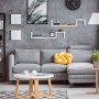 Relaxdays 10021814_49 Set 2 Mensole da Parete, Libreria a Muro, in Legno, HxLxP: 15 x 80 x 15 cm, Bianco