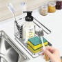 Oriware Lavandino Caddy Organizer Porta Utensili da Cucina della Lavello Acciaio Inox - 25 x 15 x 15 cm