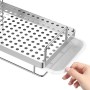 Oriware Lavandino Caddy Organizer Porta Utensili da Cucina della Lavello Acciaio Inox - 25 x 15 x 15 cm