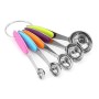 MoYouno Set di 10 misurini e cucchiai, Resistente Acciaio Inossidabile 5 misurini e 5 misurini, Utensili da Cucina