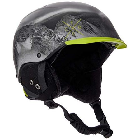 Cébé Contest Visor, Casco da Sci Uomo, Lime Mountain 54-56, 54-56 cm