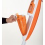 Ariete 2769 Evolution Scopa Elettrica senza Sacco, Tecnologia Ciclonica, 600 Watt, Capacità 1 l, Bianco/Arancione