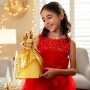 Barbie- Signature Magia delle Feste 2020, Bambola da 30.5 cm Bionda con Abito Dorato, Piedistallo e Certificato di Autenticità 