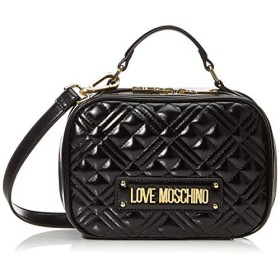 Love Moschino Borsa Quilted Nappa PU, Donna, Nero, Normale