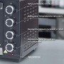 Bakaji Forno Fornetto Elettrico Ventilato 30 Lt Potenza 1600W con Luce Interna 4 Selezioni di Cottura Temperatura Regolabile Tim