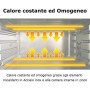 Bakaji Forno Fornetto Elettrico Ventilato 30 Lt Potenza 1600W con Luce Interna 4 Selezioni di Cottura Temperatura Regolabile Tim