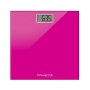 Rowenta BS1063 Premiss Bilancia Pesapersone Digitale con Piatto in Vetro, Rosa, lcd