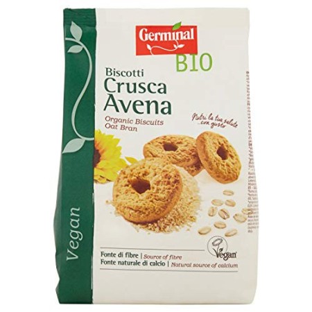 Germinal Bio Biscotti Crusca Avena - 250 gr