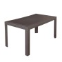 DIMAPLAST Set Garden Tavolo e 6 Sedie da Giardino Antracite